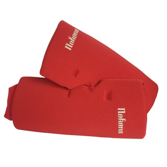 Nokona Women's Sliding Knee Pads Red Softball Fastpitch 2 piece - Picture 3 of 5